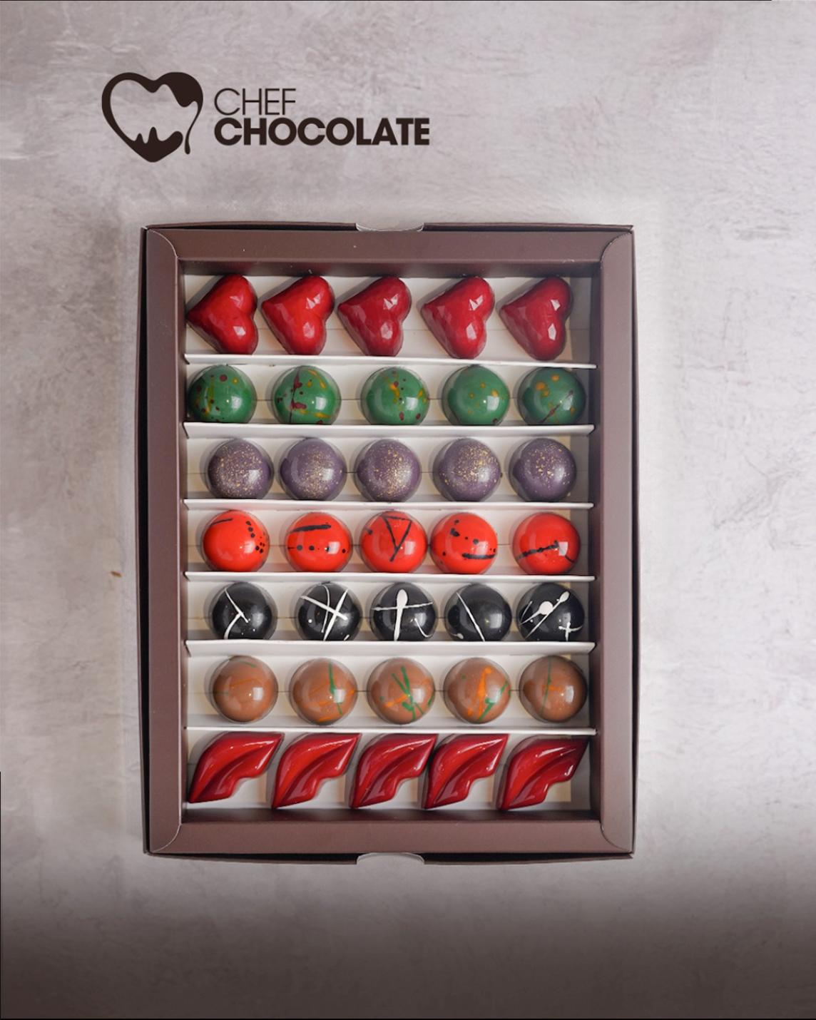 تمور فاخرة بحشوات شيف شوكليت المميزة